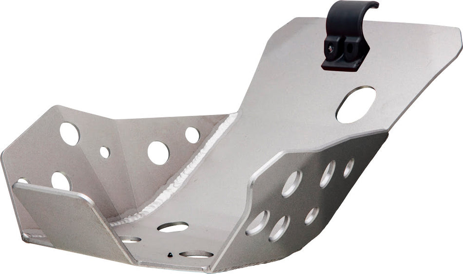 SKID PLATE CROSSPRO 4MM ALUMINIUM YAMAHA YZ250 05-ON YZ250X 15-24 SILVER