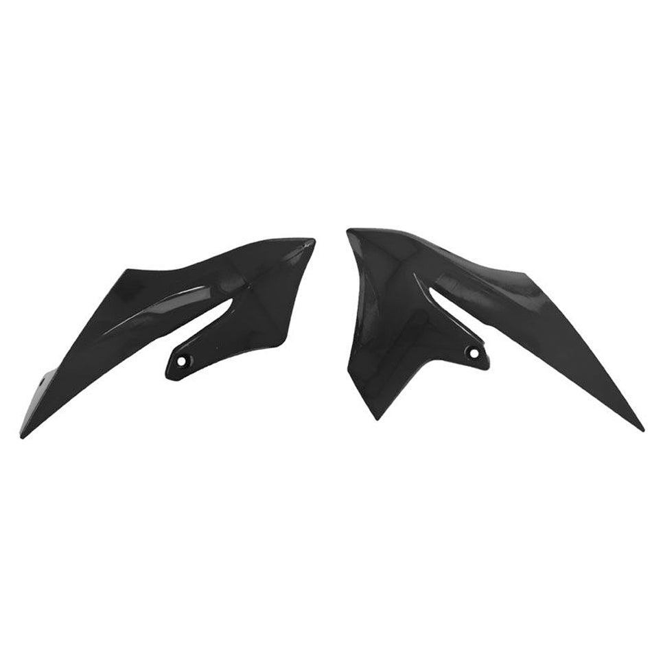 RADIATOR SHROUDS RTECH BLACK YAMAHA YZ65 18-ON