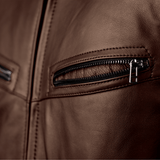 RST ROADSTER 3 LEATHER JACKET [BROWN]
