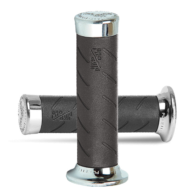 Progrip Cruiser Grips - PG862 in black and chrome
