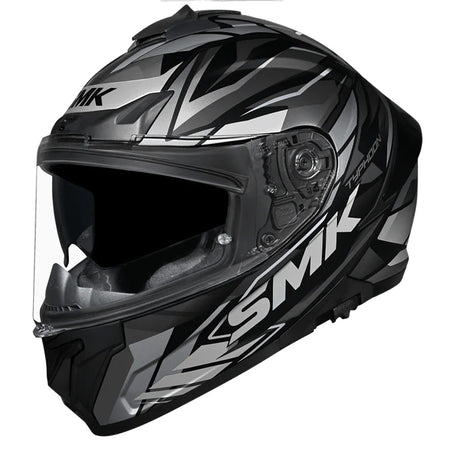 SMK TYPHOON RIVAL  - Matte Black Grey - MA26