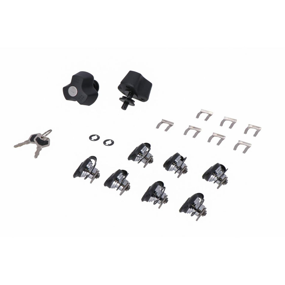ANTI THEFT PROTECTION FOR SW MOTECH PRO SIDE CARRIER QUICK LOCK FUNCTION 9 MATCHING LOCKS 2 KEYS