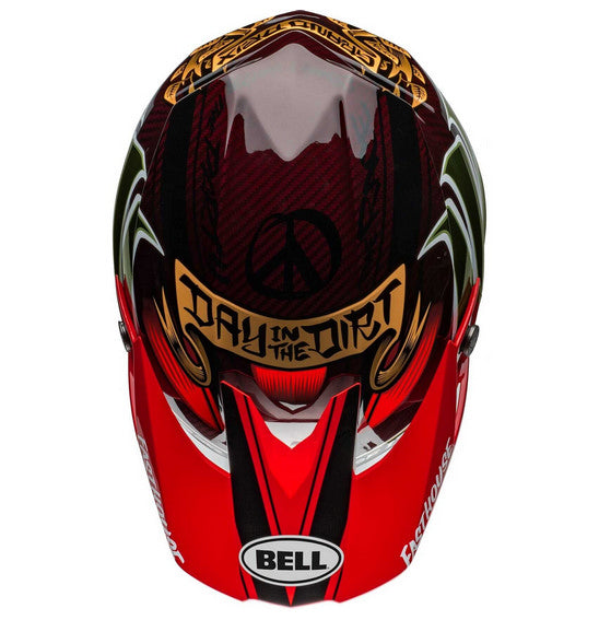 Bell MOTO-10 SPHERICAL Fasthouse DITD 24 Red/Gold