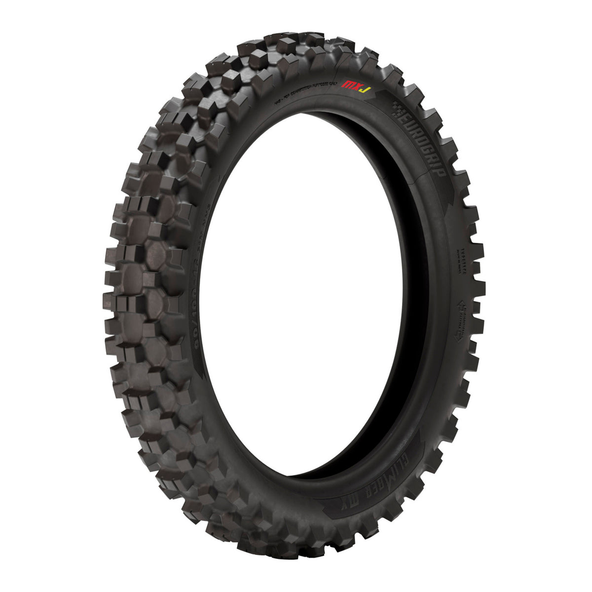 Eurogrip Climber MX Junior 80/100-12 Rear Tube Type Tyre (50M Rating)