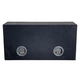 SUBWOOFER BOX FOR 2 x 10" SUB DOUBLE BLACK