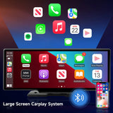 OTTOCAST CARPLAY & ANDROID AUTO WIRELESS SCREEN 10" WITH 2K FRONT CAMERA + REAR CAMERA