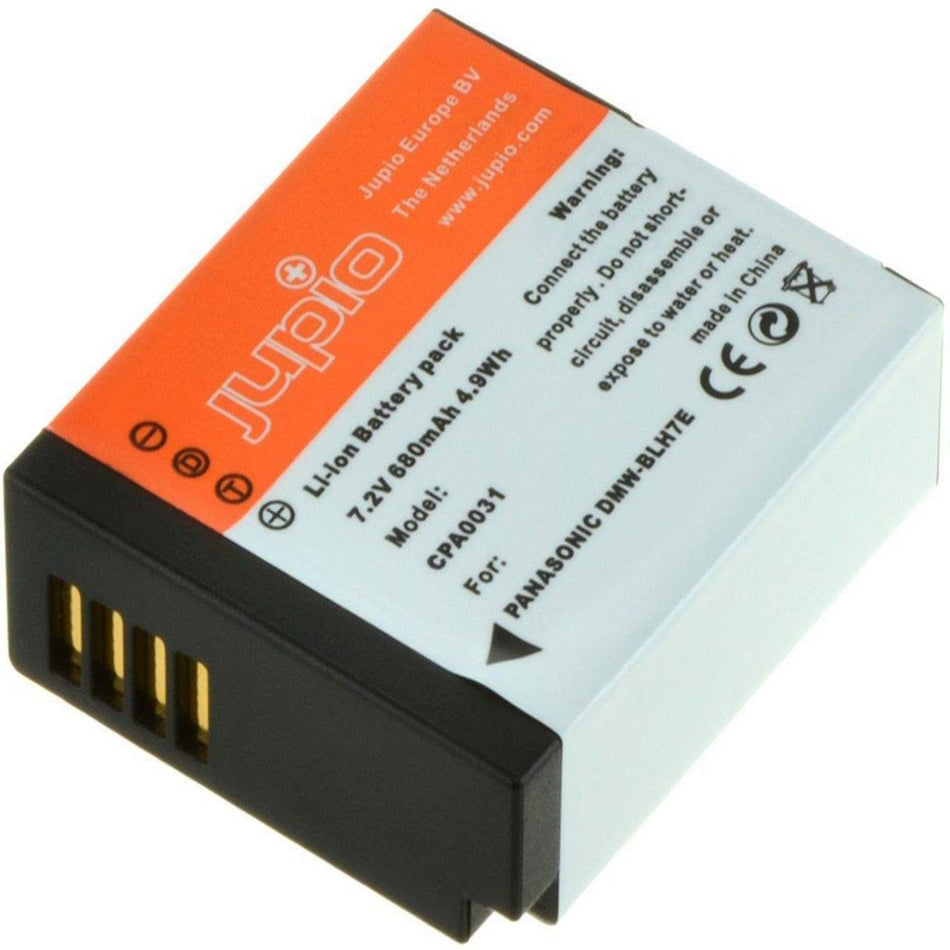 JUPIO CAMERA BATTERY PANASONIC DMW-BLH7E 7.2V 680MAH