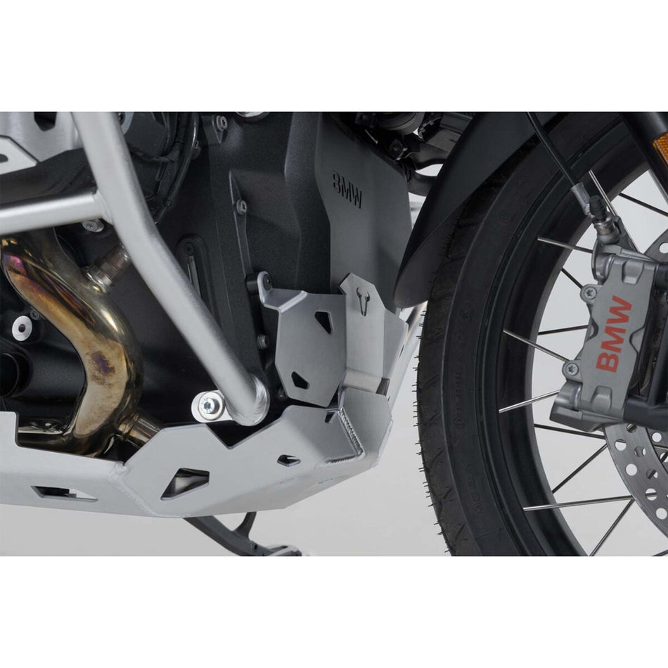 BASH PLATE EXTENSION SW MOTECH SILVER BMW R1300GS 23-ON