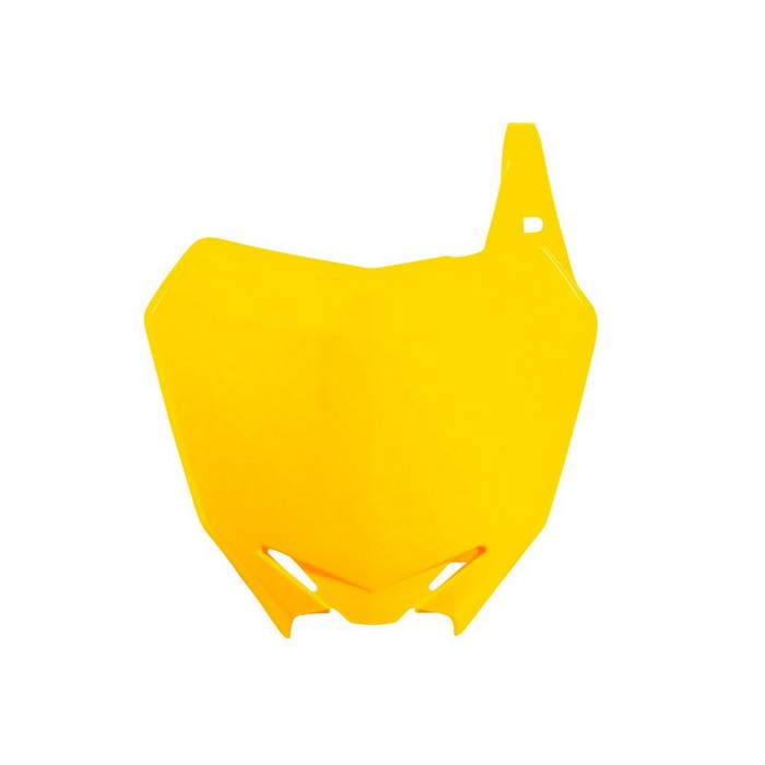 NUMBER PLATE RTECH YELLOW SUZUKI RMZ250 10-18 RMZ450 08-17