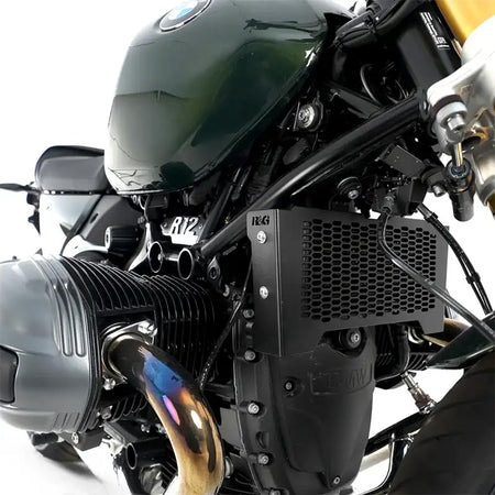 Oil Cooler Guard for BMW R12 nineT 24- PRO Black R&G
