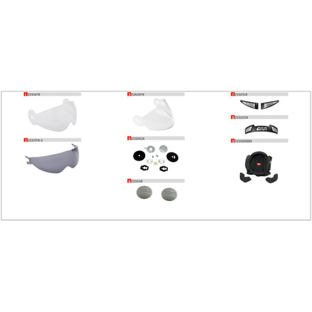 11.1 HELMET SPARES