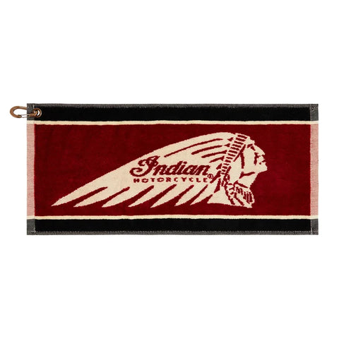 Indian IMC Bar Towel - Red/Black Part# 2833216
