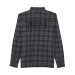 Indian Motorcycle Mens Chicago Plaid Shirt Button-Up