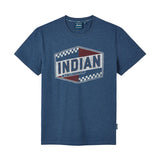 Indian Motorcycle Men's Racing Graphic Tee, Blue