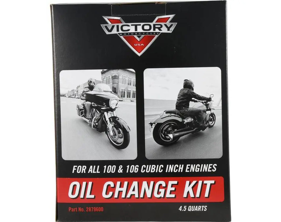 Victory Motorcycle oil change kit  # 2879600