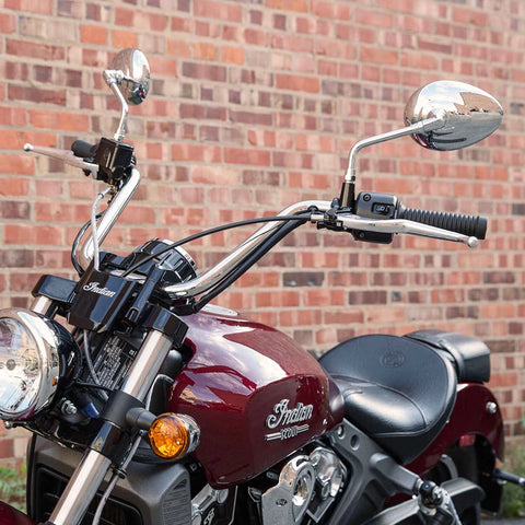 Indian Extended Reach Handlebar, Polished Stainless