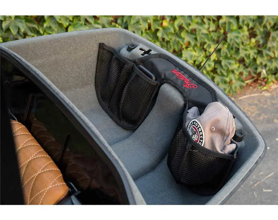Indian Motorcycle Touring Trunk Organizer with Zipped Pockets