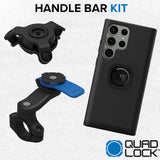 Samsung Galaxy S23 Ultra Handlebar Mount Kit Quad Lock