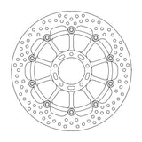BRAKE DISC FRONT MOTO MASTER HALO FLOATING ALU OFFSET 320MM