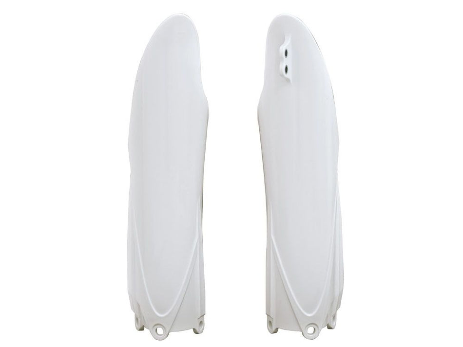FORK PROTECTORS RTECH WHITE YAMAHA YZ YZX YZF YZFX
