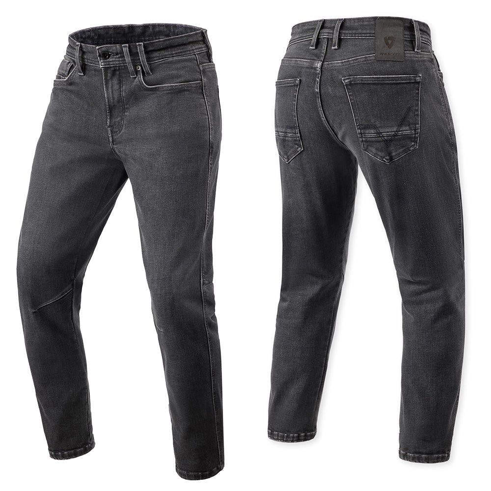 REV'IT! Detroit 3 TF Jeans - Dark Black Stone