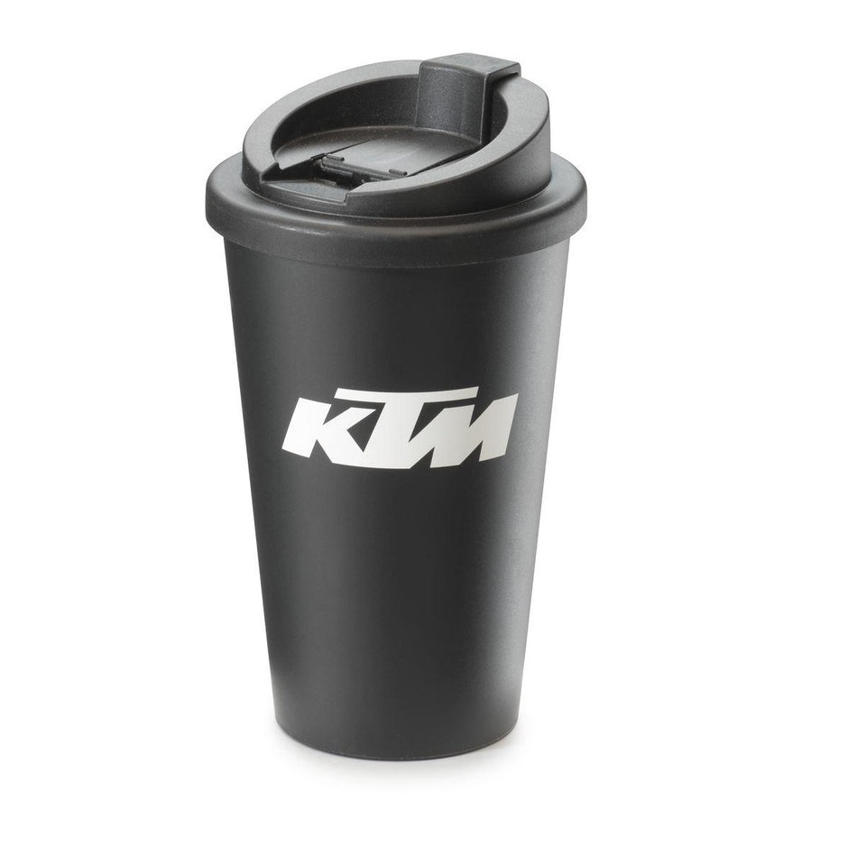 KTM COFFEE TO GO MUG BLACK