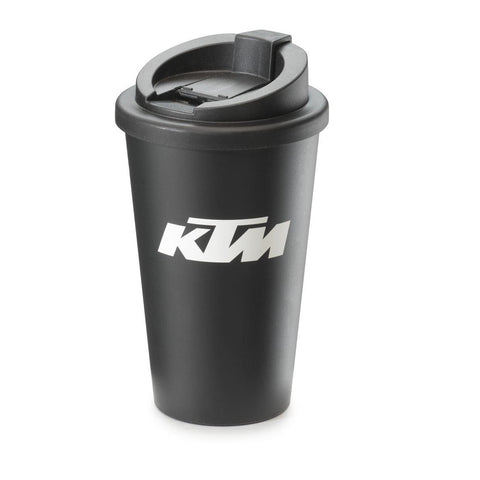 KTM COFFEE TO GO MUG BLACK