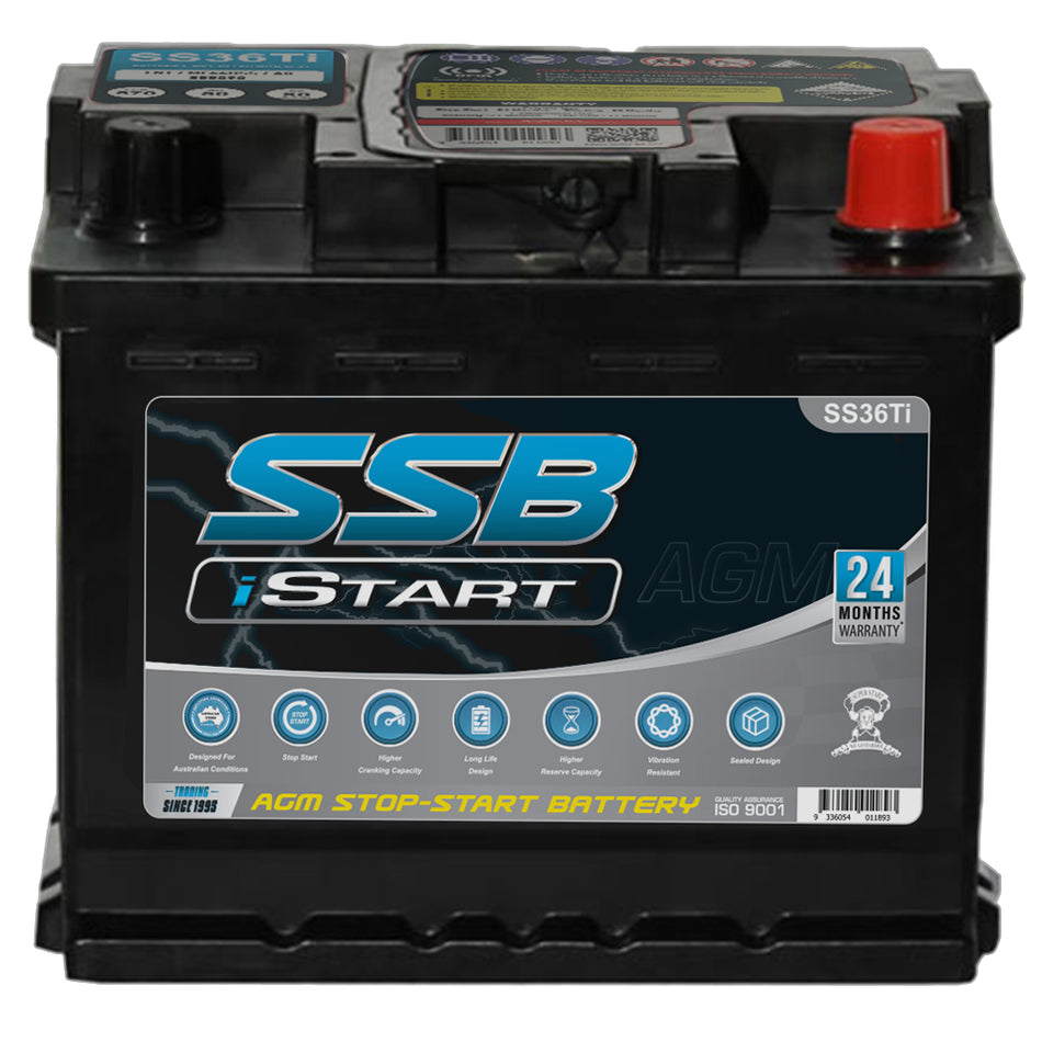 AGM BATTERGY STOP START VRLA AGM 12V 570CCA 50AH BY SSB HIGH PERFORMANCE