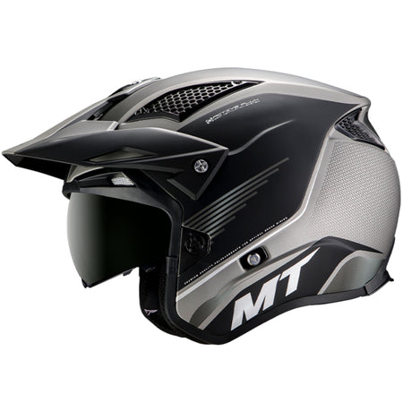 MT District SV Post Matt Black Grey