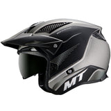 MT District SV Post Matt Black Grey