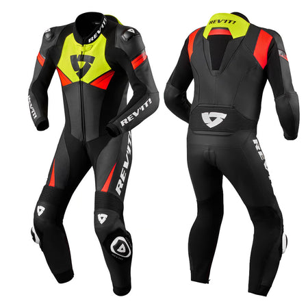 Argon 2 One Piece Race Suit Black-Neon Yellow