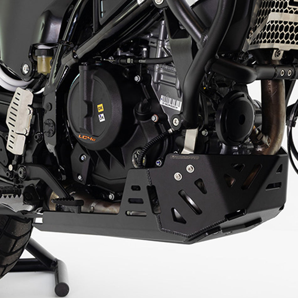 BASHPLATE CROSSPRO BLACK KTM 390 ADVENTURE R
