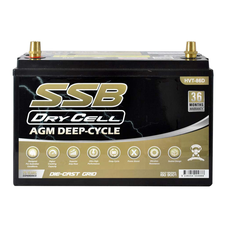 AGM BATTERY DEEP CYCLE DUAL PURPOSE 12V 130AH 1000CCA BY SSB (31X MF) ULTRA HIGH PERFORMANCE