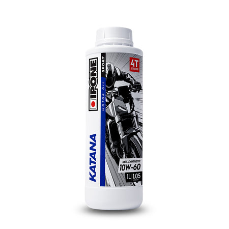 IPONE Katana - 100% Synthetic 4T Oil - 10W60 1L