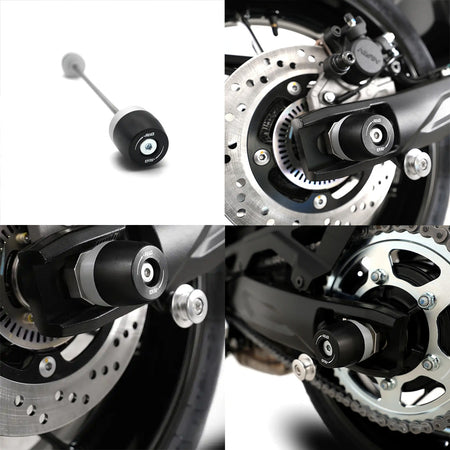 APEX Swingarm Protectors for the Suzuki GSX-8T '25-, GSX-8TT '25-, GSX-8S '23-,GSX-8R '24- & V-Strom 800/1050DE '23-