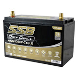 AGM BATTERY DEEP CYCLE DUAL PURPOSE 12V 130AH 1000CCA BY SSB (31X MF) ULTRA HIGH PERFORMANCE