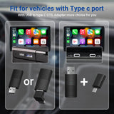 OTTOCAST CARPLAY & ANDROID AUTO TO WIRELESS USB ADAPTER MINI 2-IN-1