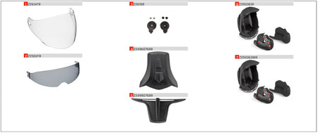 X22 HELMET SPARES