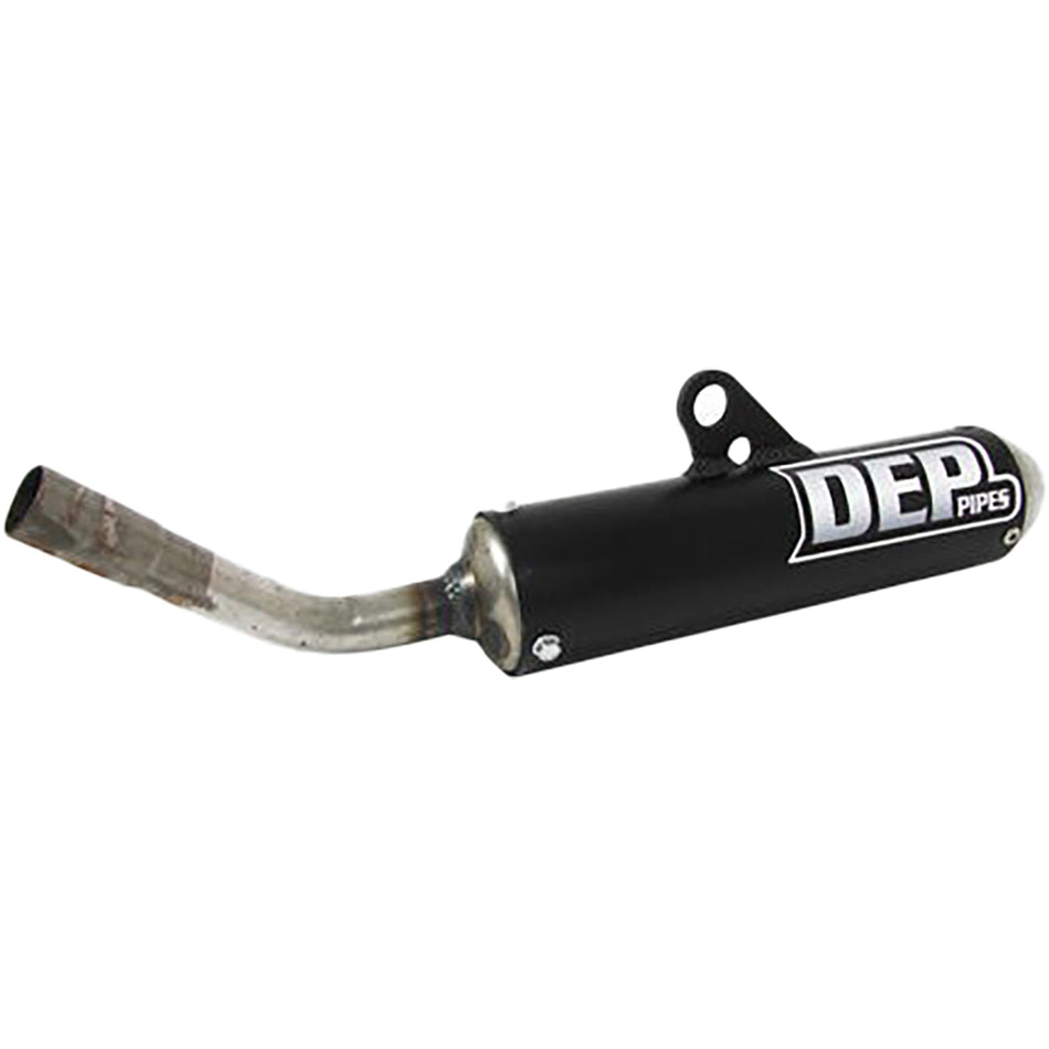 SILENCER DEP SHORTY GAS GAS MC125 24-ON HUSQVARNA TC125 23-ON KTM 125SX 23-ON 125XC 24-ON BLACK