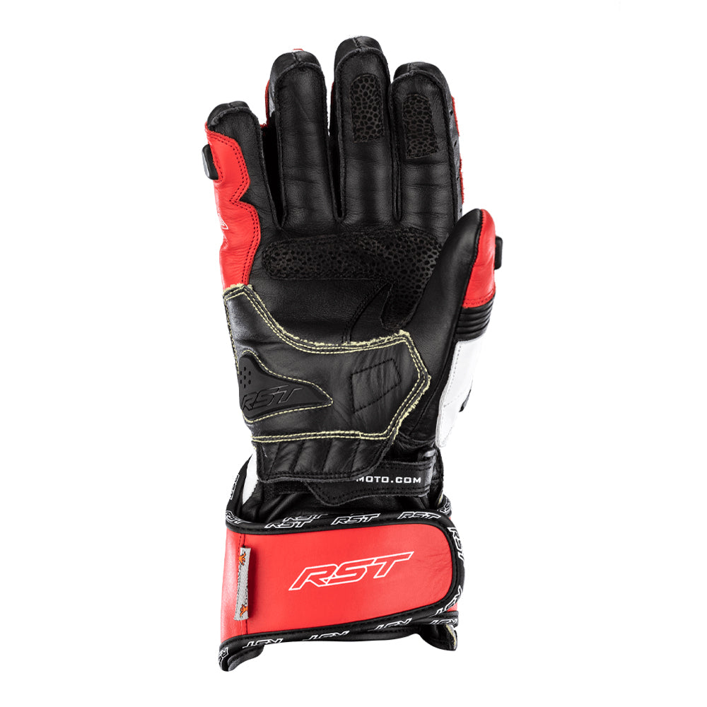 RST TRACTECH EVO 4 CE LEATHER GLOVE [RED] 3