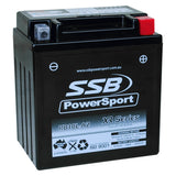 MOTORCYCLE AND POWERSPORTS BATTERY (YB10L-A2) AGM 12V 10AH 235CCA BY SSB HIGH PERFORMANCE