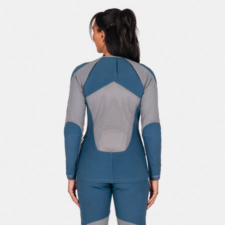 KNOX Women's Urbane Pro Move Shirt - Petrol Blue