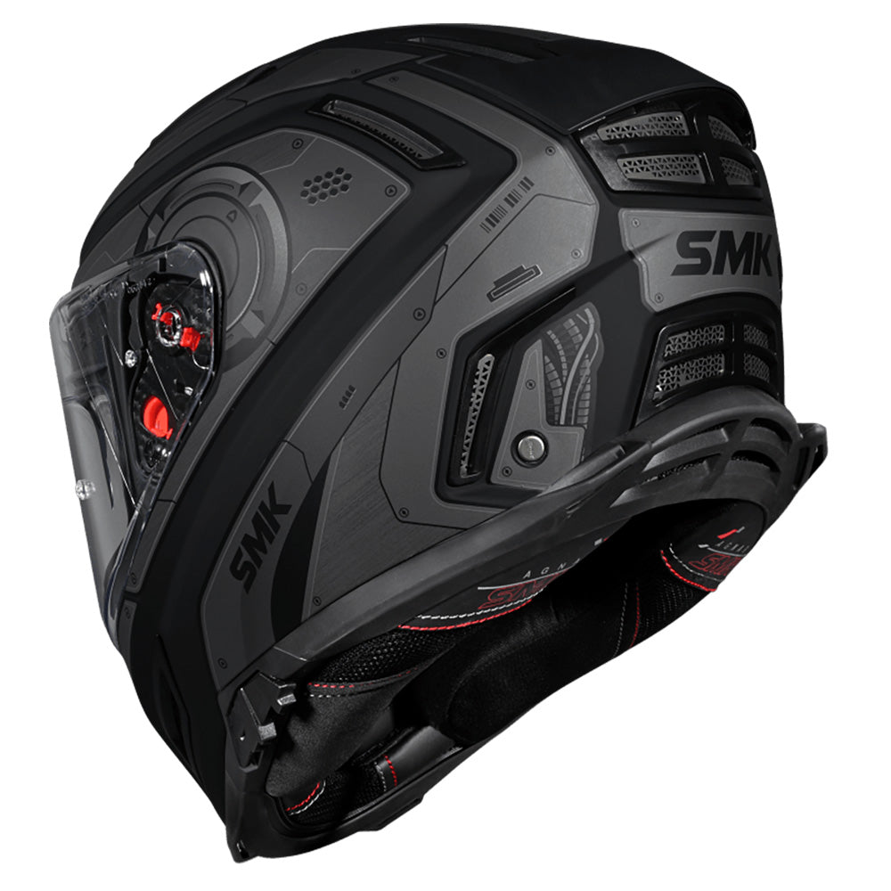 SMK AGNAR CYBORG - Matte Black Grey - MA266