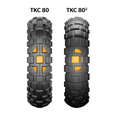 Continental TKC80 vs TKC80^2 footprint