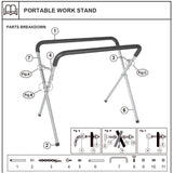 EDS AUTO PORTABLE WORK STAND SPARE FOAM PAD SINGLE