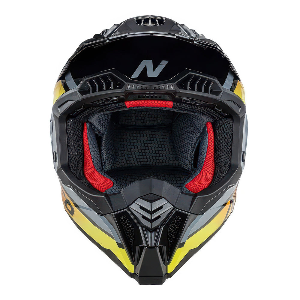 NITRO MX710 [ONYX BLACK RED YELLOW] 3