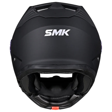 SMK Gullwing System Helmet - Matte Black