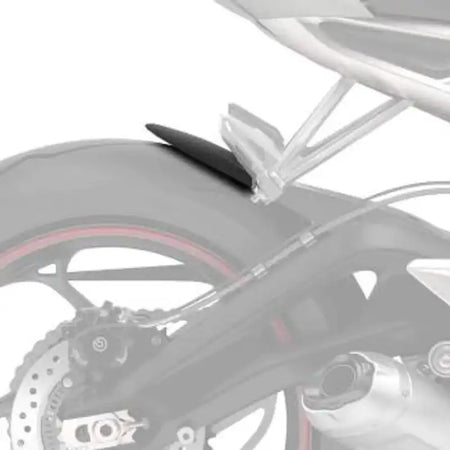 Hugger Extension Matte Black Triumph Street Triple 765 RS 17- R&G