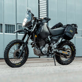 Bike fitted with the Kreiga OS-BASE and OS-Adventure Packs