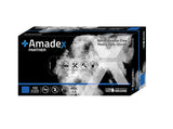 AMADEX PANTHER NITRILE GLOVES BLACK 100PC